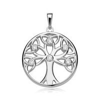 colgante arbol de la vida plata 925 circonitas