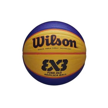 4on Balón de Baloncesto Wilson FIBA 3X3 Replica - Tamaño Oficial, Tecnología Wave, Ideal para Competencia y Entrenamiento Tamaño 6  Paris 2024
