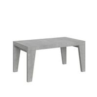 mesa extensible 90x160264 cm naxy cemento