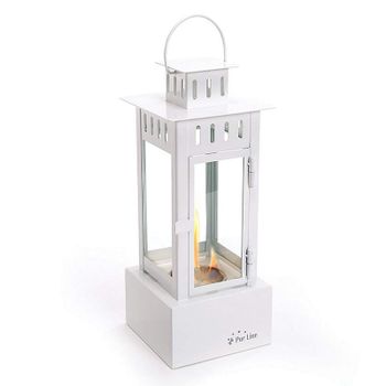 Purline Iris W Biochimenea de Sobremesa/Suelo 1kW Blanco