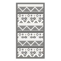 panorama alfombra vinilica color gris azteca 100x140 cm