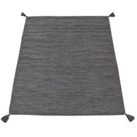 alfombra tejida a mano kilian gris  80x150 cm