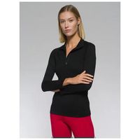 rewoolution camiseta manga larga ls half zip para mujer