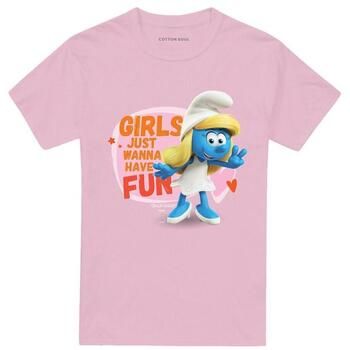 The Smurfs Camiseta Girls Just Wanna Have Fun para mujer