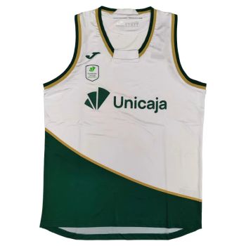 Camiseta Unicaja Malaga blanca Liga Endesa 2025-26 Joma