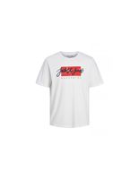 camiseta jack and jones tiley crew blanco infantil