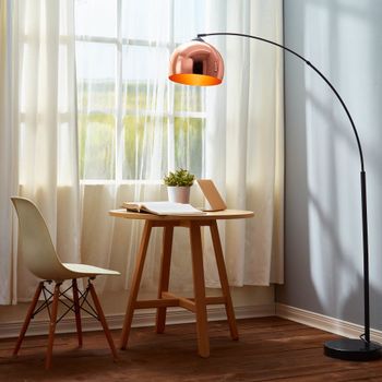 Lámpara arco, Oro Rosa, 170cm