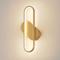 aplique acero aluminio y silicona  40 cm