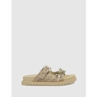 guess sandalias sandalia fatema2 marron para mujer