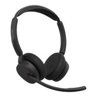 auriculares jabra evolve3 45 inalambricos bluetooth para oficina y llamadas negro