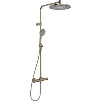 Grifería De Ducha Con Rociador De Lluvia Hansa Ha Hansaaurelia - 4719 De 3 Chorros, Bronce Cepillado, 4719910381