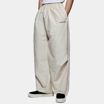 MKI MIYUKI ZOKU Washed Cotton-Blend Parachute Pants - M