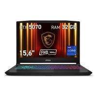 portatil msi katana 15 hx b14wgk-085xes 156 intel core i9-14900hx 32gb 1tb ssd rtx 5070 8gb freedos