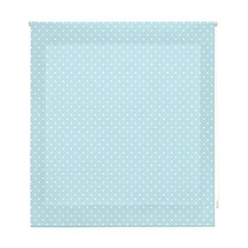 Estor Enrollable Premium - Estor Enrollable Tamaño 150x180 - Estor Premium Color Turquesa Con Motas Blancas | Blindecor
