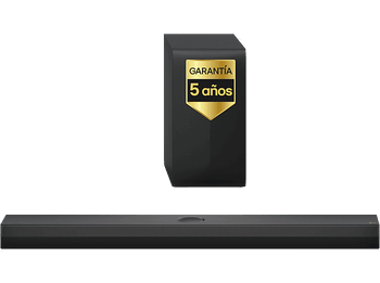 Barra de sonido - LG S70TY, Bluetooth, 400 W, 3.1.1 canales con subwoofer, Dolby Digital y DTS, Negro