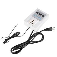 controlador digital de temperatura led con sonda impermeable