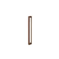 lampara led de exterior sway mood de perenz h90 cm corten