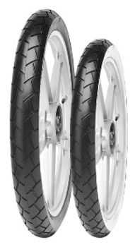 Mitas MC11 WW ( 2 1/2-17 TT/TL 43J doble marcado 2.50-17, Rueda trasera, Rueda delantera WW )