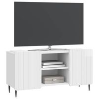 mueble de tv  mueble de salon  gabinete de tv brillante 102 x 345 x 52 cm madera de ingenieria