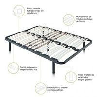 somier laminas resistente y duradero rx diamond 135x190 cm