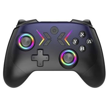 CM-618 Controlador de juego inalámbrado Bluetooth 5.3 con joysticks y gatillos de efecto Hall, iluminación RGB, botones