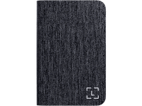 funda crypto wallet - ledger stax magnet shell nucleo de fibra vidrio con exterior tela imanes integrados gris