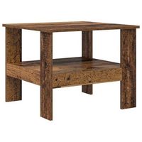 mesa de cafe - mesa de centro - mesa baja madera vieja 57 x 55 x 45 cm madera de ingenieria