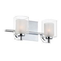 aplique de pared para banos kolt 2 luces