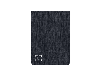 Funda Crypto Wallet - Ledger Flex Magnet Folios, Núcleo de fibra vidrio con exterior tela, Imanes integrados, Gris