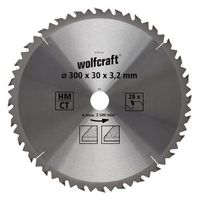 disco para sierra circular cortes rapidos y finos en madera wolfcraft 300 x 30 mm 28 dientes