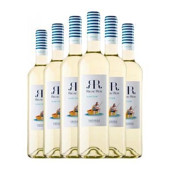 Oliveda Vino Blanco Rigau Ros Blanc Flor Empordà Joven 75 Cl 12.5% Vol. (pack De 6 Unidades)