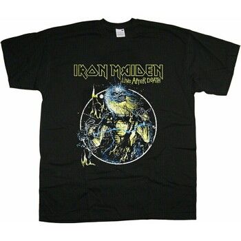 Iron Maiden Camiseta manga larga Live After Death para hombre