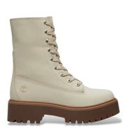 timberland para mujer tb0a5sahen71 botas de piel stone street beige 38 w plano cordones casual