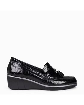 de MIMAO BORLAS COCO - MOCASIN BORLAS MUJER NEGRO