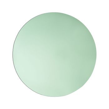 Espejo De Pared Redondo Decorativo Bouchon Tintado Verde