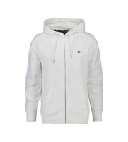 gant para hombre 2007059 sudadera con capucha y cremallera shield blanco xxl casual algodon