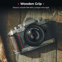empunadura de silicona en forma de l smallrig para nikon z f con placa de liberacion rapida integrada para arca con agarre de silicona y orificios de 14-20 para tripode