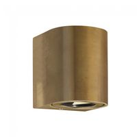 aplique de exterior galvanizado led canto 2 2x6w