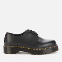dr martens 1461 bex smooth leather 3-eye shoes - black - uk 6
