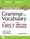 grammar and vocabulary for first and first for schools book with answers and audio