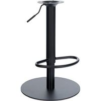 estructura de repuesto para taburete de bar hasta 150 kg distancia entre orificios 10 x 10 cm metal negro 38x38x53 cm clp