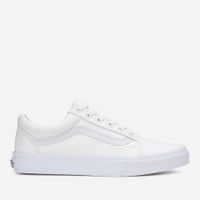 vans old skool trainers - true white - uk 3