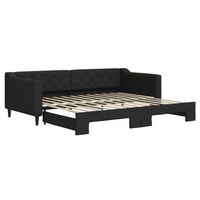 cama individual  cama para adultos  sofa cama nido tela negro 90x200 cm