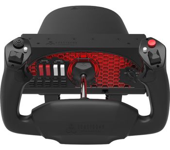HONEYCOMB Alpha Yoke & Switch Panel Flight Controls - Black & Red, Black