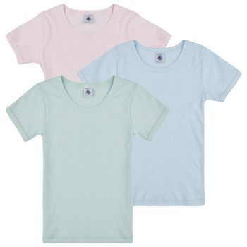 Petit Bateau Camiseta 3 TEE SHIRTS MC para niña