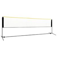 red de badminton ajustable metal 500x103x94-158 cm vidaxl