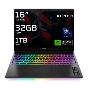 HP OMEN MAX Gaming Laptop 16-ah0002ns Intel Core Ultra 7 255HX/32GB/1TB SSD/RTX 5070 Ti/16