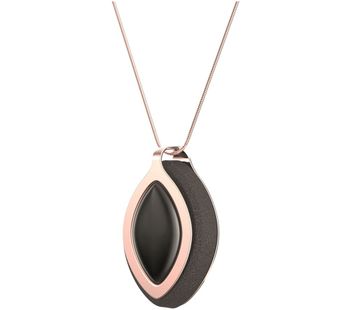 BELLABEAT Leaf Power Chakra Fitness Tracker - Black & Gold, Black