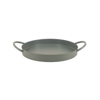 bandeja de hierro con 2 asas 25cm