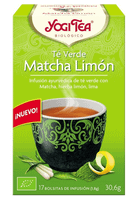 yogi tea infusion te verde matcha limon 17 bolsitas